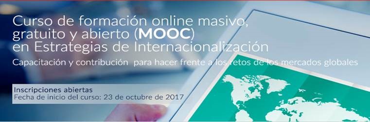 Curso “MOOC en Estrategias de Internacionalización”