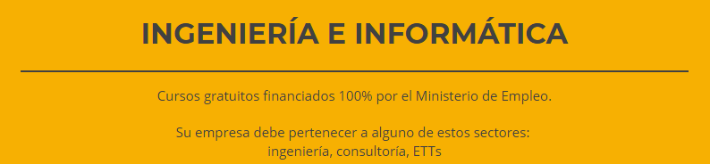 Cursos gratuitos para PYMES del sector de la ingeniería