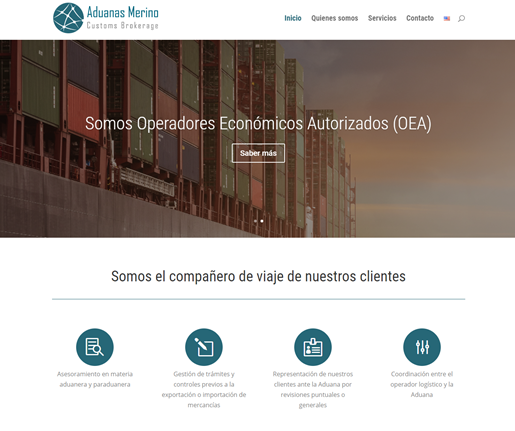 Fundación Ayesa desarrolla la imagen corporativa y la web de Aduanas Merino