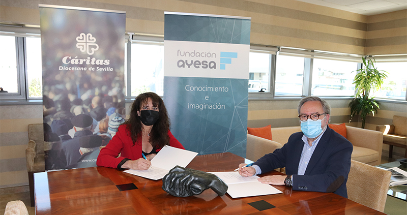 Fundación Ayesa continúa su compromiso social con una donación a Cáritas