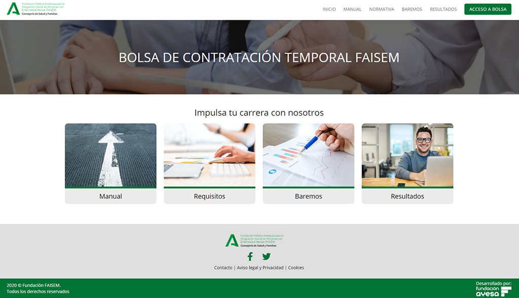 Fundación Ayesa desarrolla el sistema que gestiona la bolsa de empleo temporal de FAISEM
