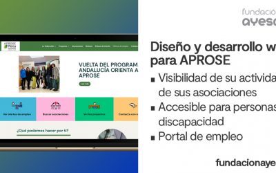 Fundación Ayesa desarrolla la nueva web de APROSE Sevilla
