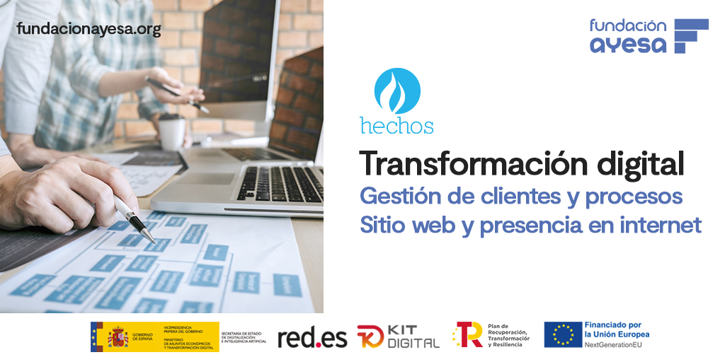 Proyecto de transformación digital de la Asociación Hechos a través del Kit Digital