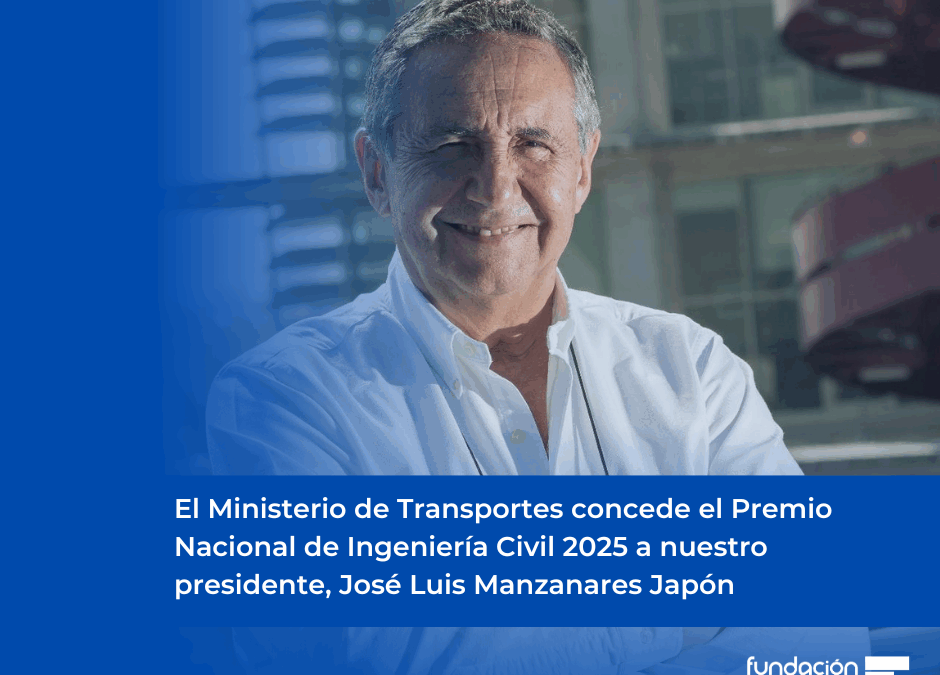 Premio Nacional de Ingeniería Civil 2025 a José Luis Manzanares Japón